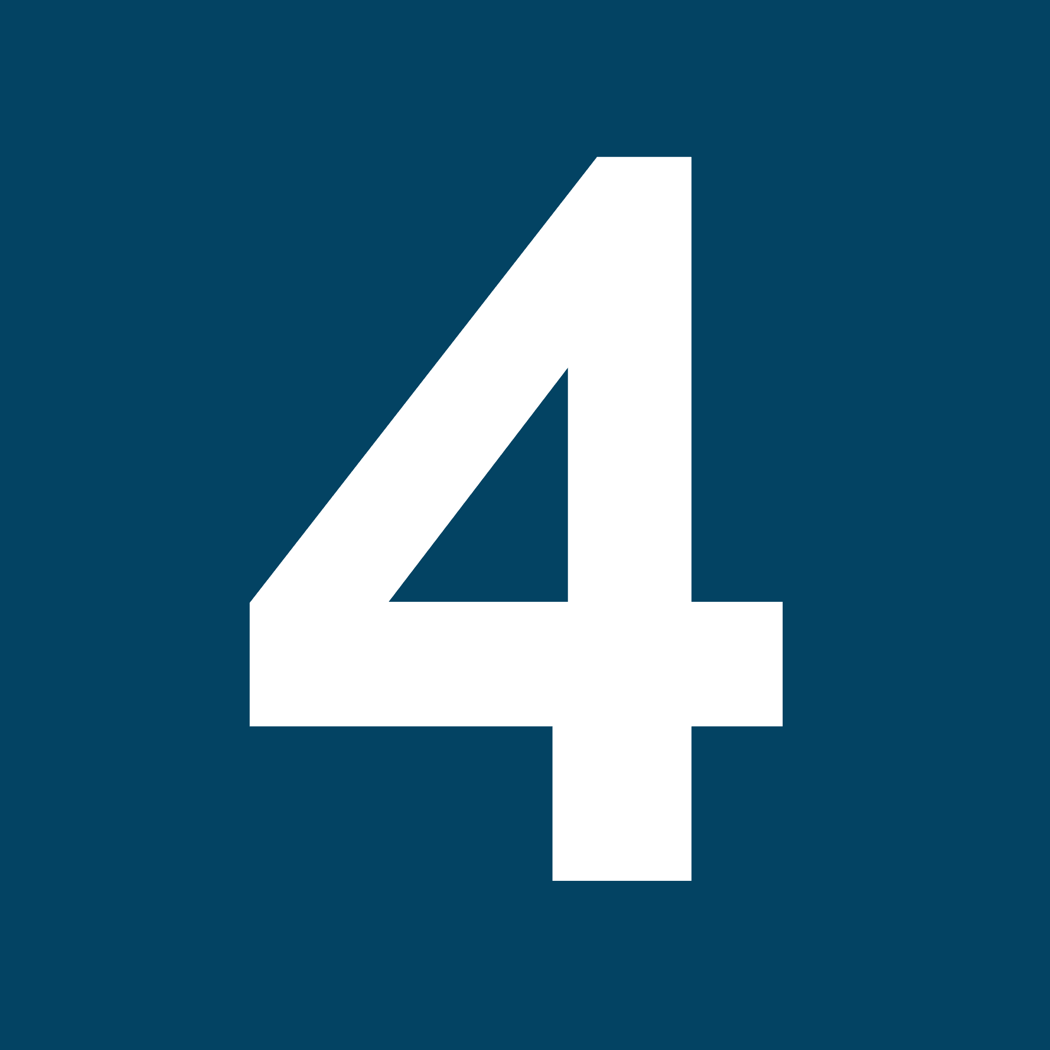 The image displays a bold, white number 