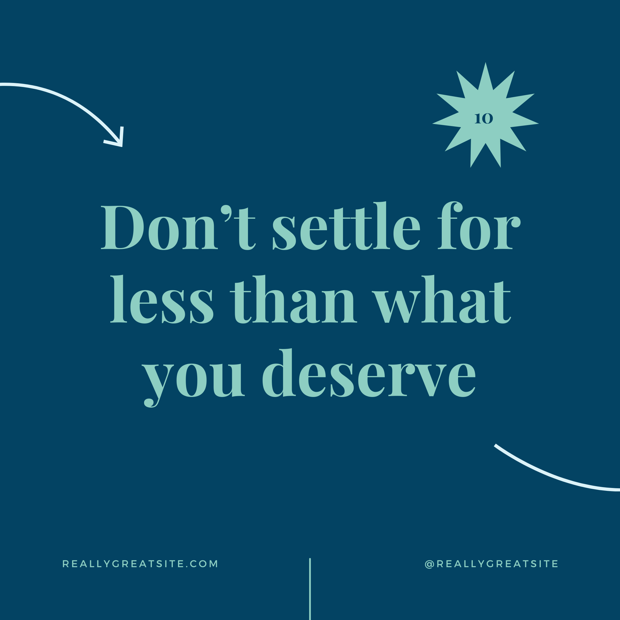 Dark teal background with text: 
