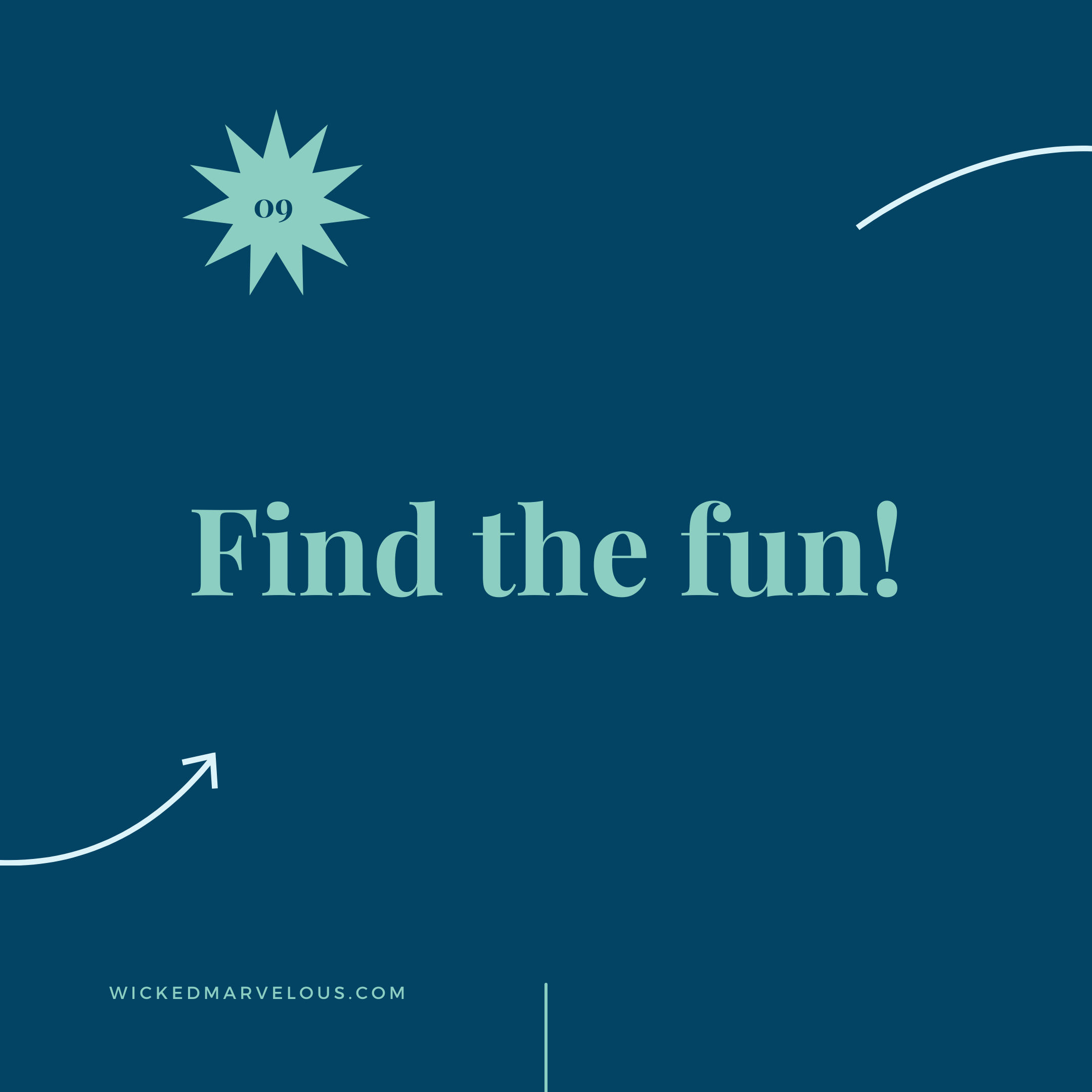 Dark blue graphic with text 